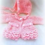 Newborn Sweater/Coat and Bo..